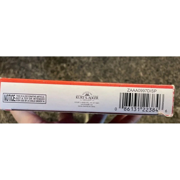 Kurt Adler Amercian Hero‎ Patriotic USA  Christmas Holiday Ornament NEW - Picture 3 of 5